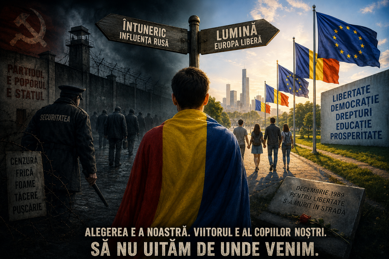România între lumină și întuneric: Vestul pentru care s-a murit și Estul din care abia am scăpat