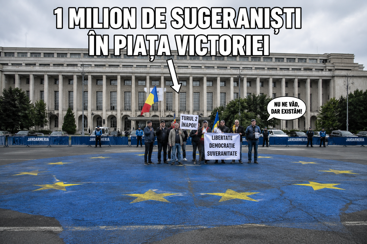Marea Revoluție Suveranistă: 1 milion anunțați, 150 livrați